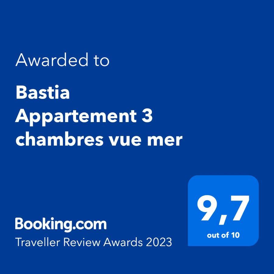 Bastia Appartement 3 Chambres Vue Mer Exterior foto
